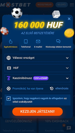 Regisztrálj a Motbetre 2 perc alatt Regisztrálj a Motbetre 2 perc alatt